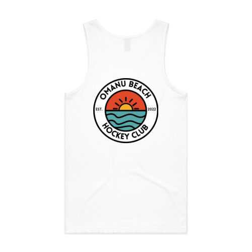 OBHC  - AS Colour Mens Lowdown Singlet White Thumbnail